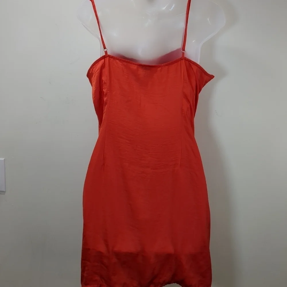 Princess Polly Women's Red Mini Slip Dress, Size 10 - Picture 5 of 10